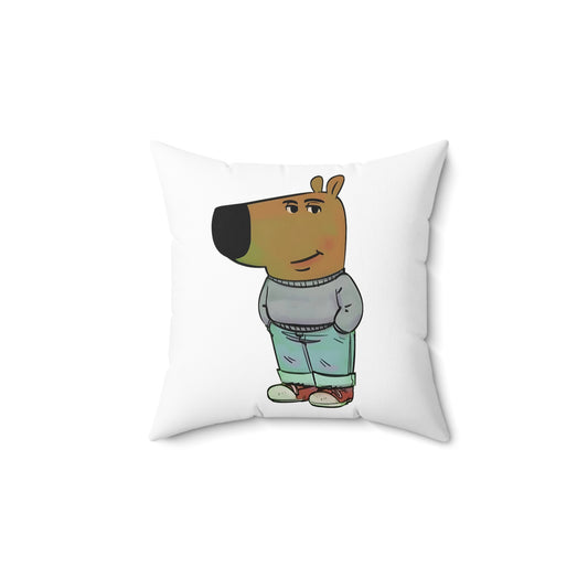 Just a chill guy Spun Polyester Square Pillow